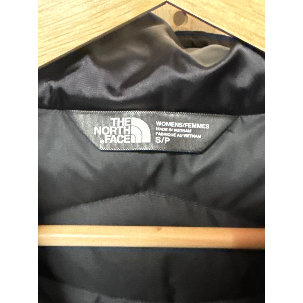 The North Face Aconcagua II Down Puffer Parka Jacket Black Womens Small Hooded - Picture 4 of 7